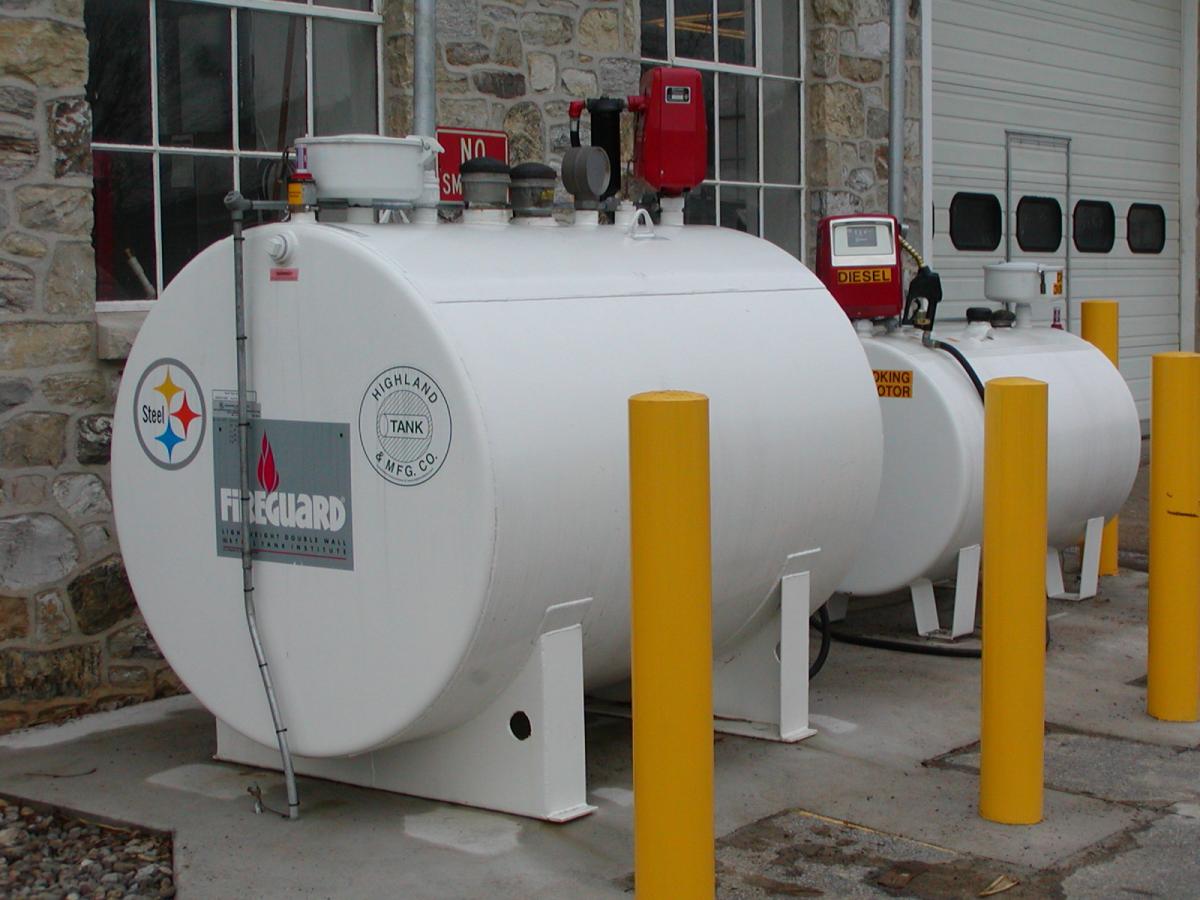 Diesel and gasoline aboveground storage tanks