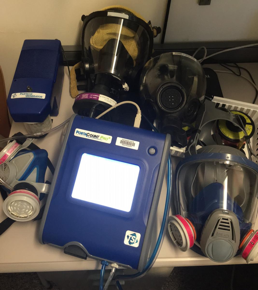 Respirators and testing equipment